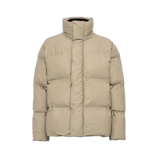 Rains High Neck Zip-Up Puffer Jacket