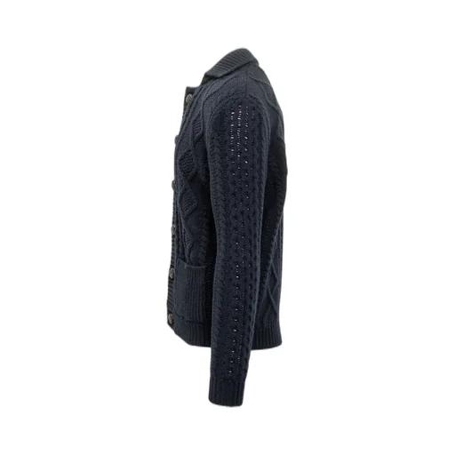 Rakki Aran Cable-Knit Cardigan