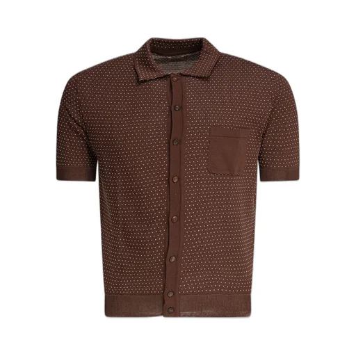 Rakki Patterned Button-Down Shirt