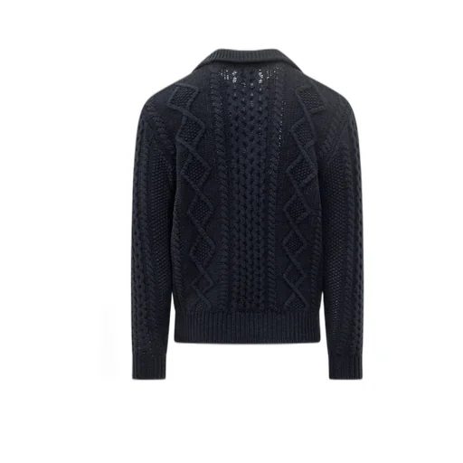 Rakki Aran Cable-Knit Cardigan