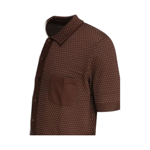 Rakki Patterned Button-Down Shirt