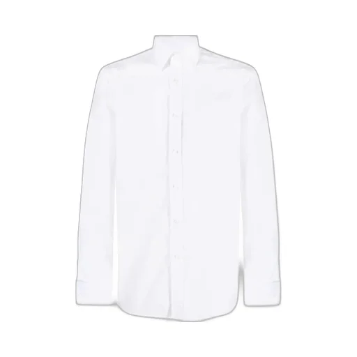 Ralph Lauren Purple Label Button-Up Straight Hem Shirt