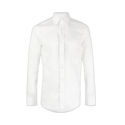 Ralph Lauren Purple Label Curved Hem Button-Up Shirt