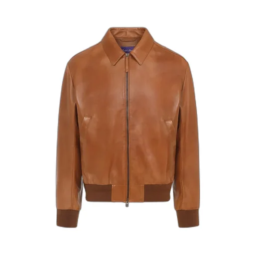 Ralph Lauren Purple Label Lamb Leather Jacket