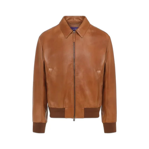 Ralph Lauren Purple Label Lamb Leather Jacket