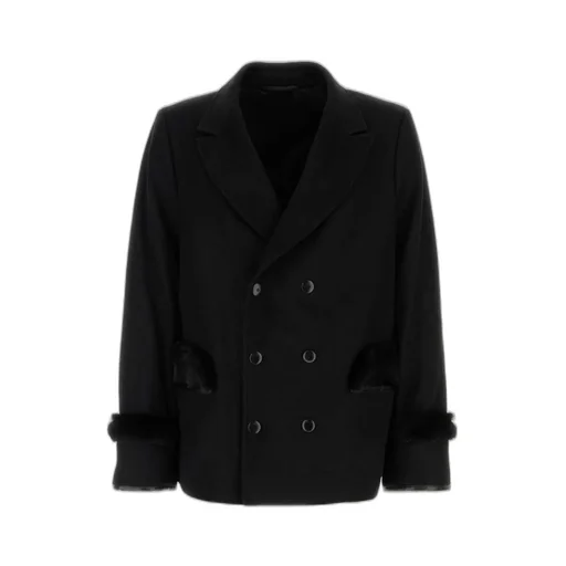Random Identities Woven Peacoat