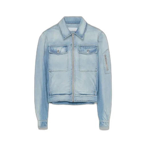 Random Identities Zipped Denim Jacket