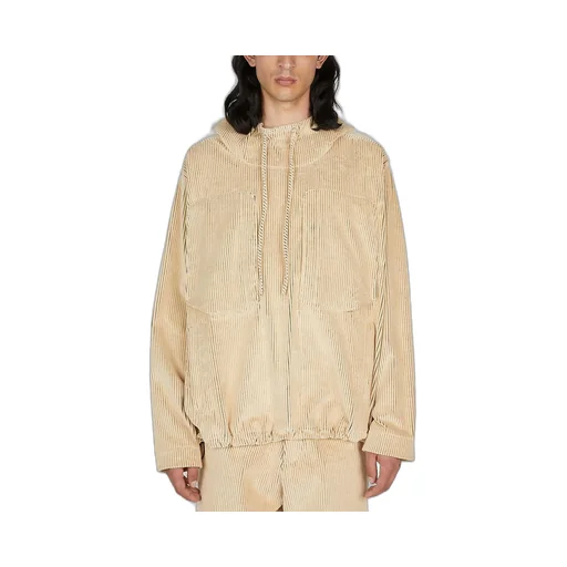Ranra Steinn Drawstring Corduroy Hoodie