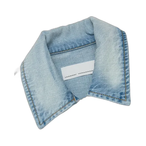 Random Identities Zipped Denim Jacket