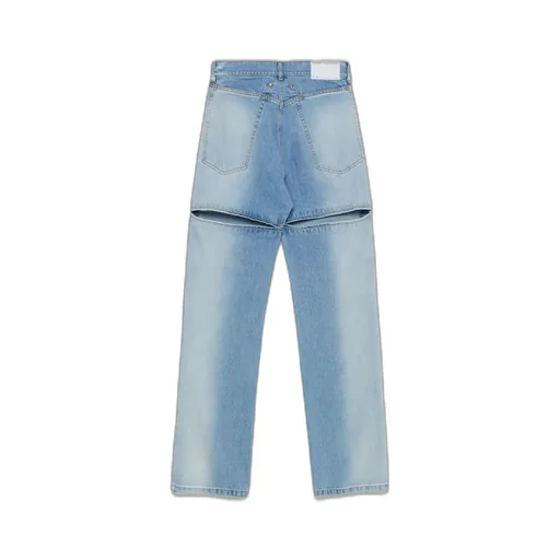 Random Identities Cut-Out Straight Jeans