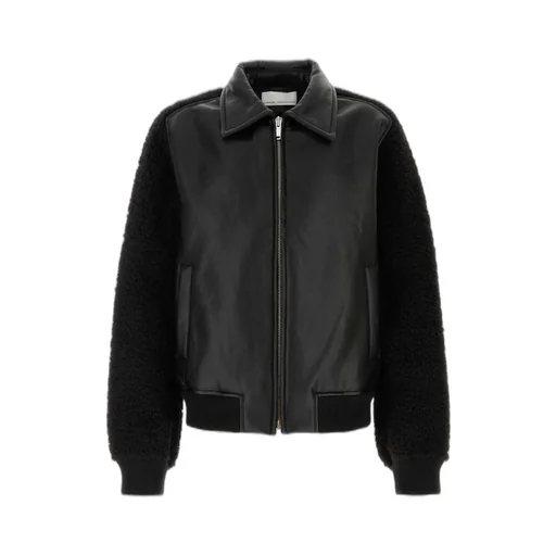 Random Identities Faux Shearling Bomber Jacket