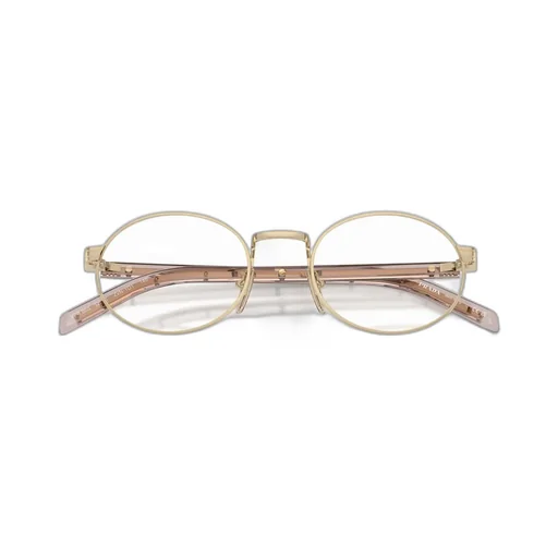 Prada Eyewear Oval Frame Glasses