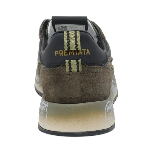 Premiata Logo Patch Lace-Up Sneakers