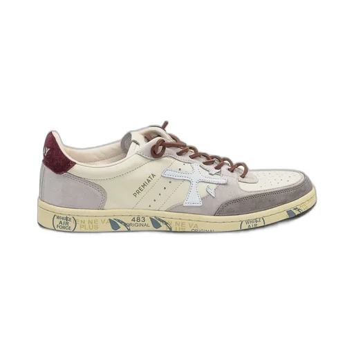 Premiata Bsktclay Lace-Up Sneakers