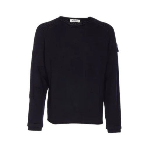 Premiata Logo Patch Crewneck Knitted Jumper