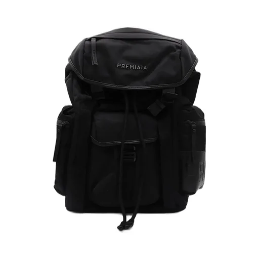 Premiata Logo Lettering Pocket Detail Backpack