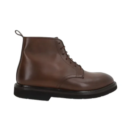 Premiata Round Toe Lace-Up Boots