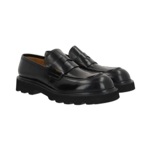 Premiata Round Toe Slip-On Loafers