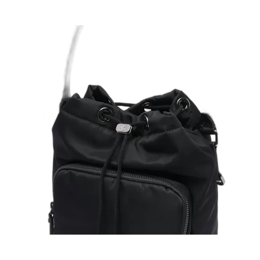 Premiata Mia Logo Patch Drawstring Bucket Bag