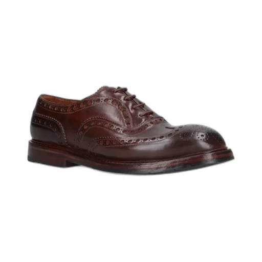 Premiata Round-Toe Derby Lace-Up Shoes