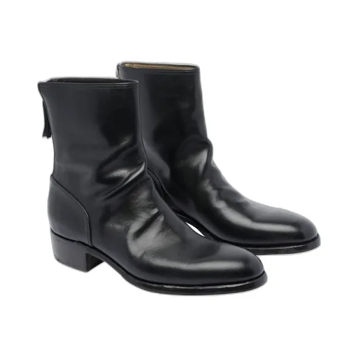 Premiata Round Toe Zipped Boots