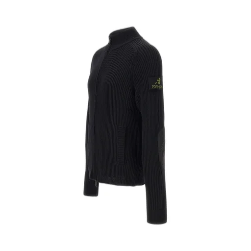 Premiata Ribbed Zip-Up Cardigan