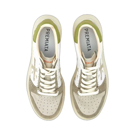 Premiata Round Toe Lace-Up Sneakers