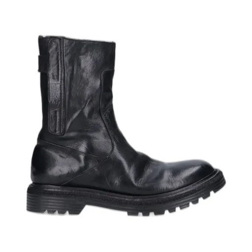 Premiata Round Toe Ankle Boots