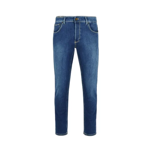 Pt05 Contrast-Stitching Denim Jeans