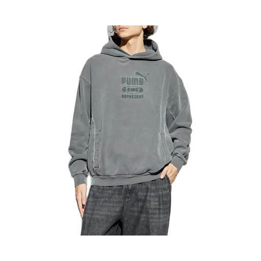 Puma X Represent Logo Embroderied Hoodie