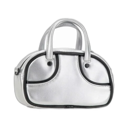 Puma Logo Printed Zipped Top Handle Bag