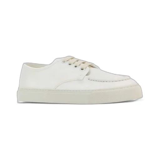 Prada Round-Toe Lace-Up Sneakers