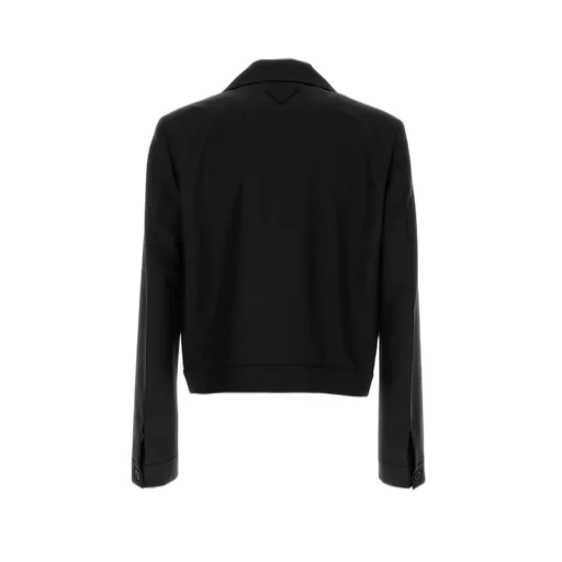 Prada Long-Sleeved Cropped Jacket