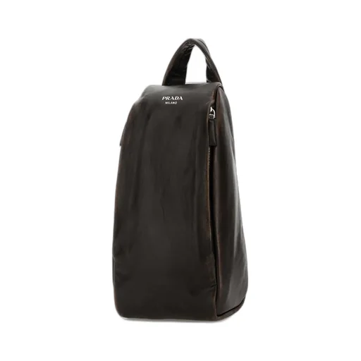 Prada Logo-Printed Backpack