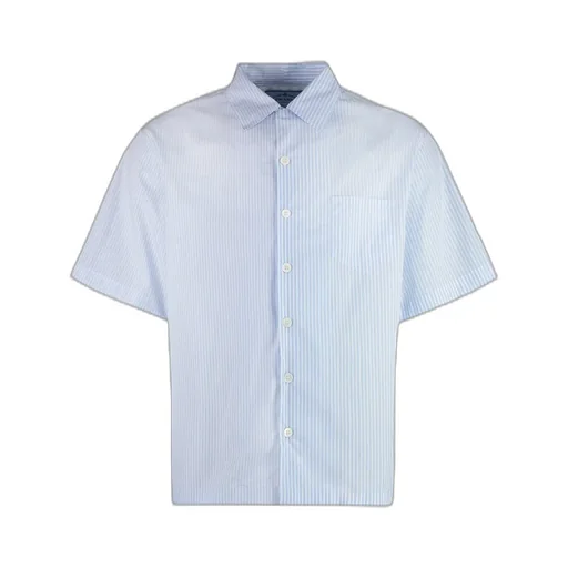 Prada Striped Short-Sleeved Shirt