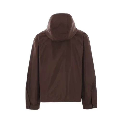 Prada Zip-Up Hooded Jacket