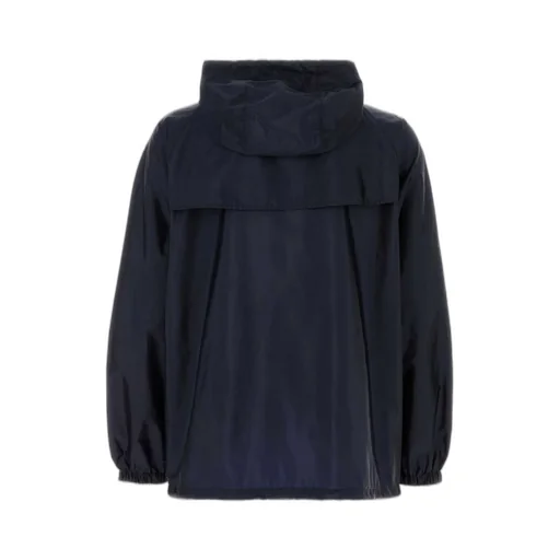 Prada Re-Nylon Zip-Up Hooded Jacket
