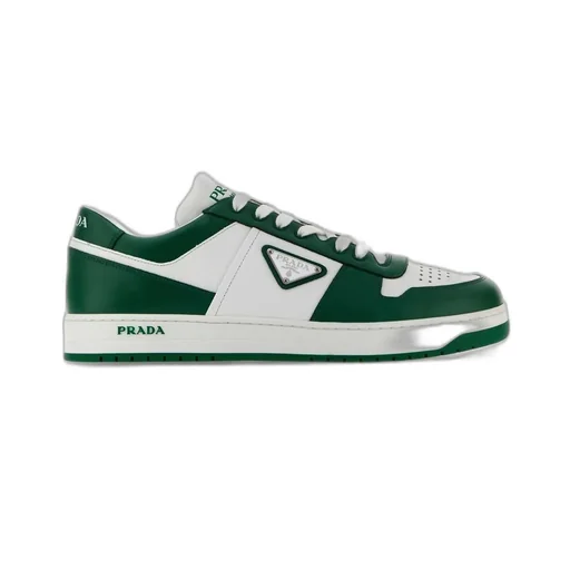 Prada Logo Patch Lace-Up Sneakers