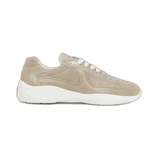 Prada Logo-Embossed Lace-Up Sneakers