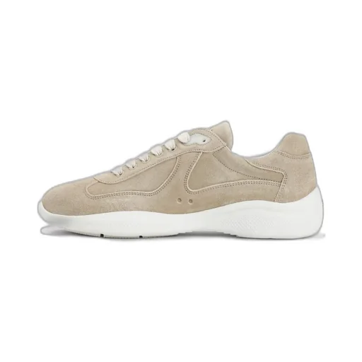 Prada Logo-Embossed Lace-Up Sneakers