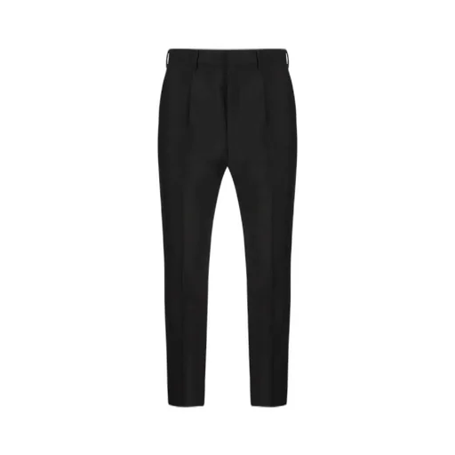 Prada Mid-Rise Tailored Cropped Trousers
