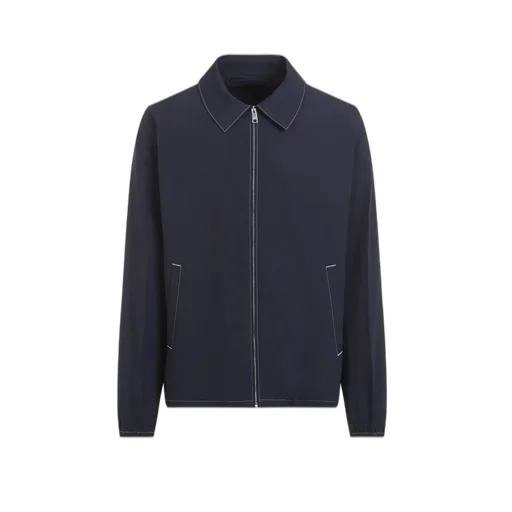 Prada Zip-Up Bomber Jacket