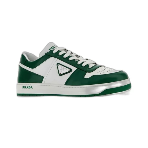 Prada Logo Patch Lace-Up Sneakers