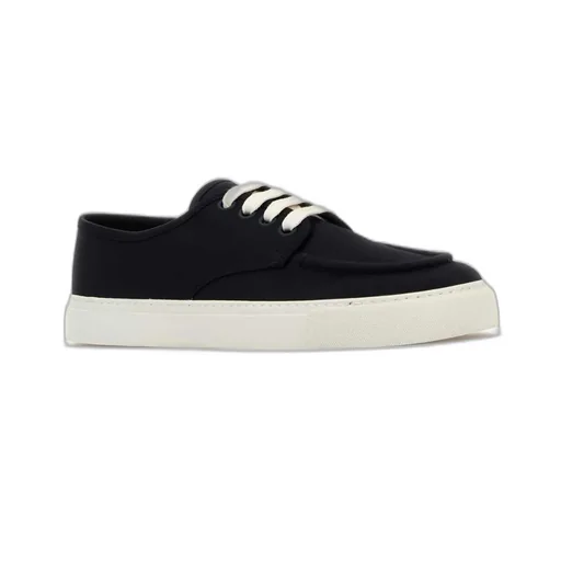 Prada Round-Toe Lace-Up Sneakers