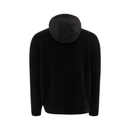 Prada Gabardine Zip-Up Hoodie