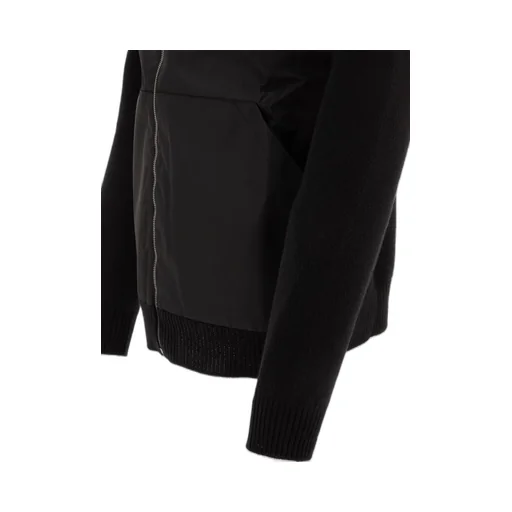 Prada Gabardine Zip-Up Hoodie