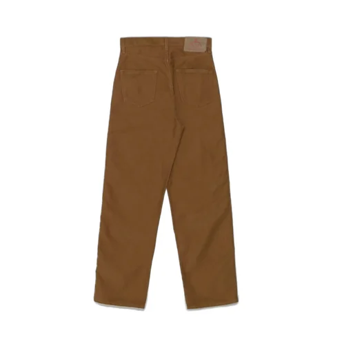 Prada Straight-Leg Distressed Pants