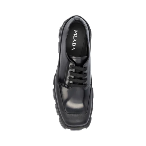 Prada Chunky Lace-Up Derby Shoes
