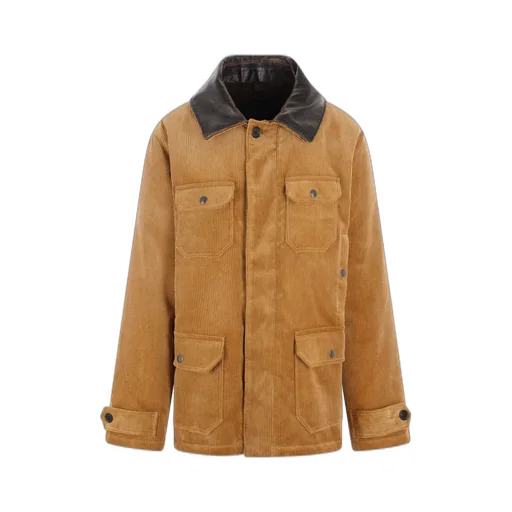 Prada Long-Sleeved Corduroy Shirt Jacket