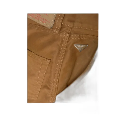Prada Straight-Leg Distressed Pants